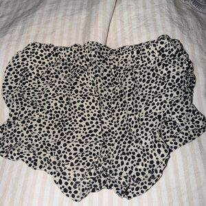 Stylish Black and White Women's Shorts